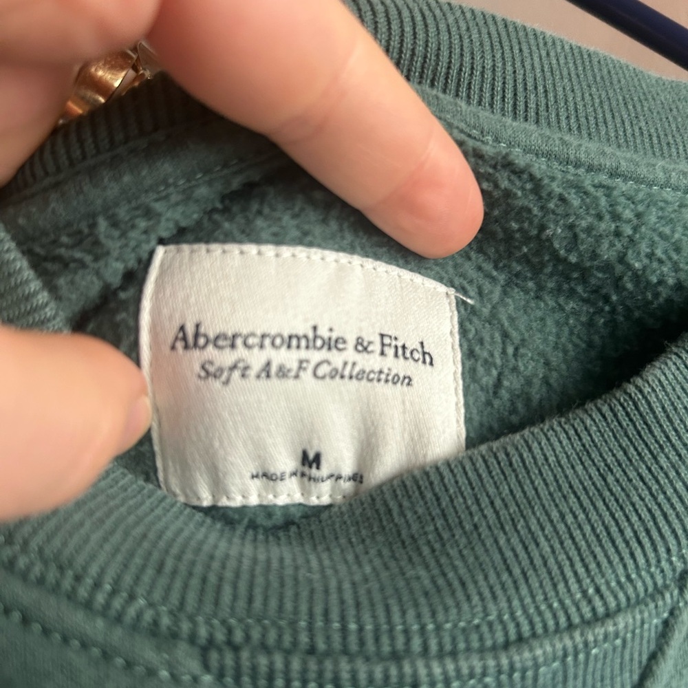 Abercrombie & Fitch Green 'Game Day' Sweatshirt - Picture 2 of 2